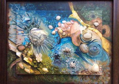 Sealife 1, 2014, mixed media, 40:50 cm, verkocht